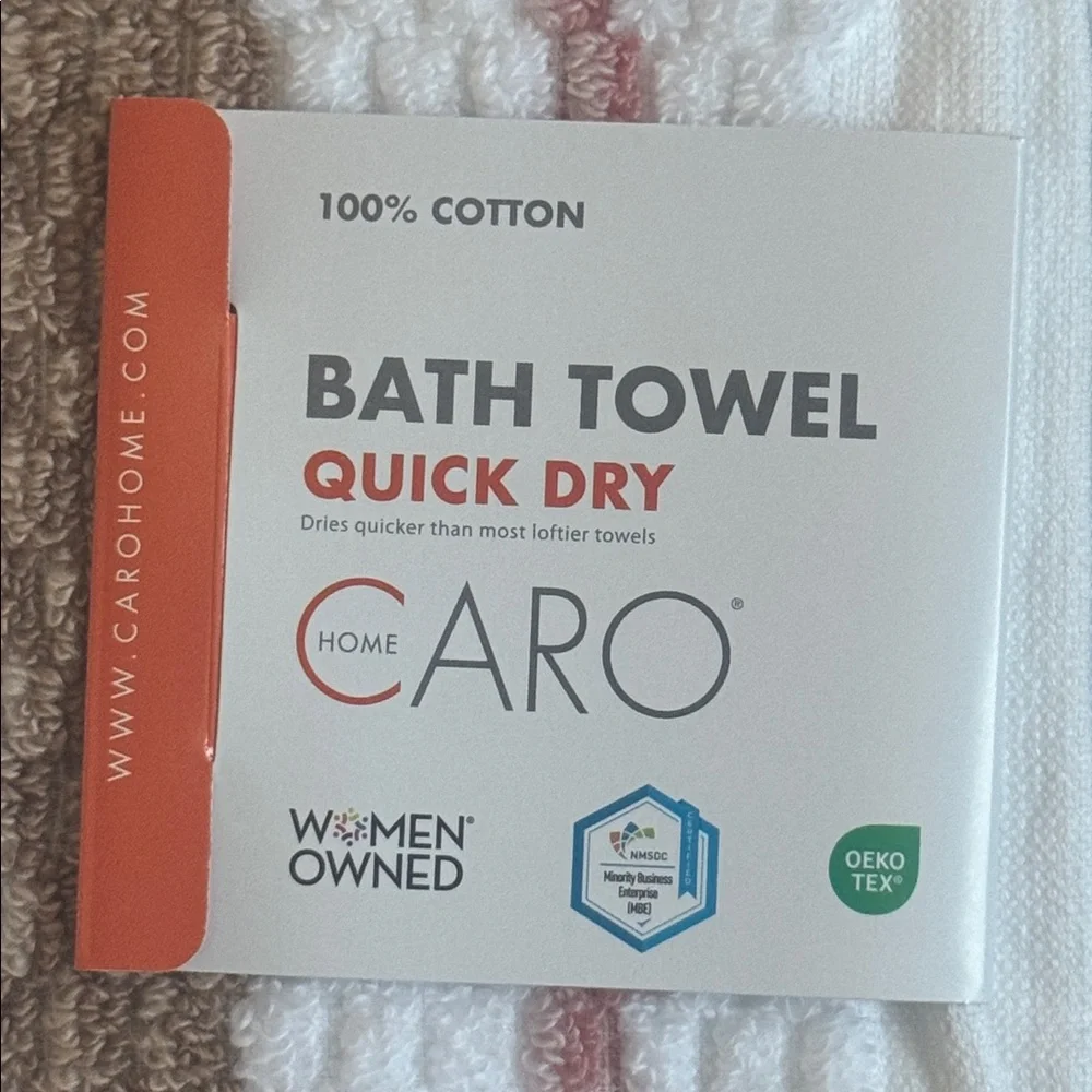 💥8pc CARO HOME Quick Dry 100% Cotton Bath Towel Set - FALLKIRK